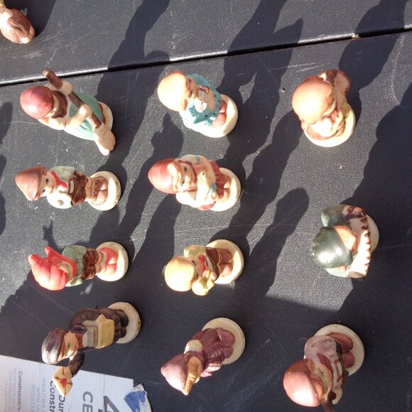 German Porcelain Children Figurines Mini Set 11 - Picture 3 of 4